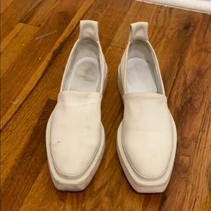 Jil Sander White Canvas Sneakers